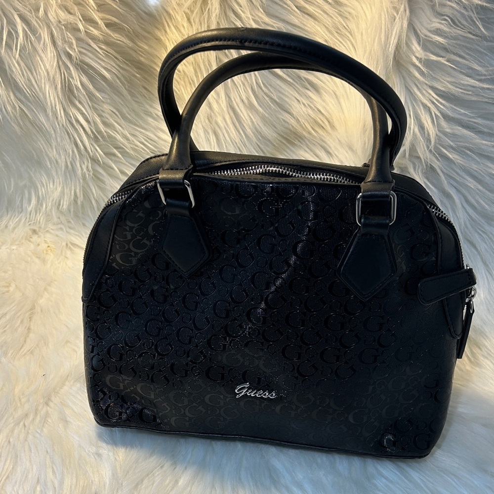 Guess Black Satchel Bag
